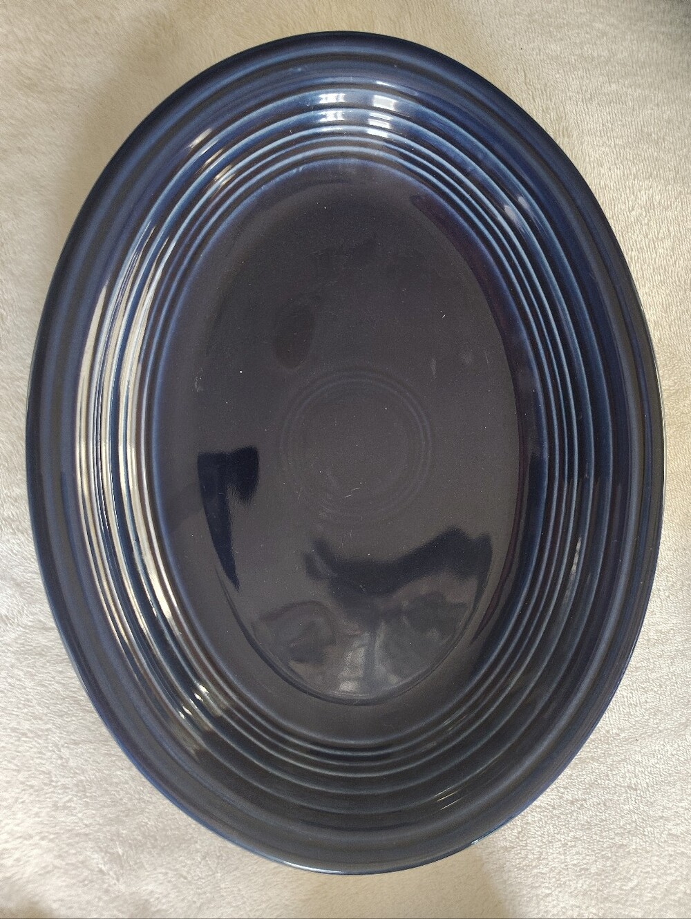 Fiestaware 11 1/2" Cobalt Blue Oval Platter